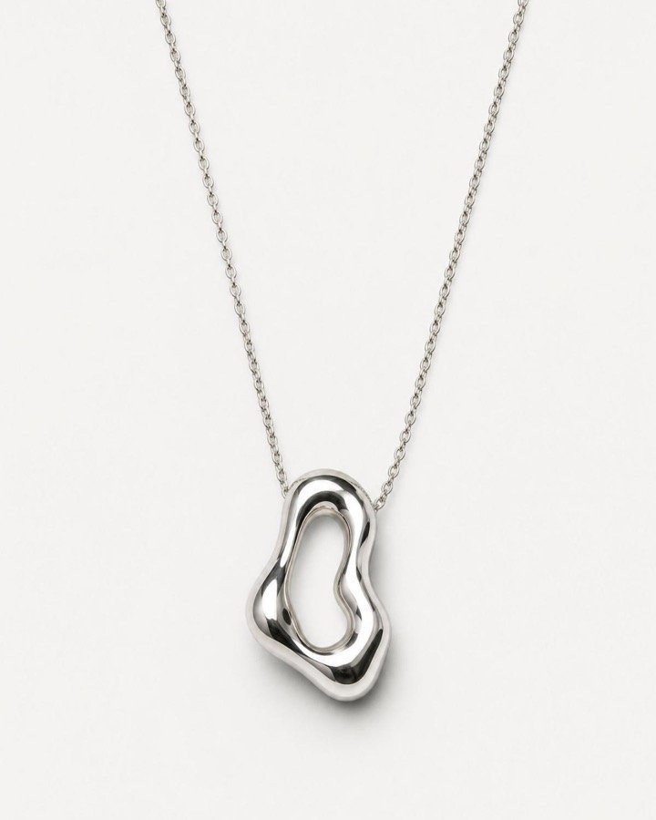 Collier Onde, pendentif ajouré